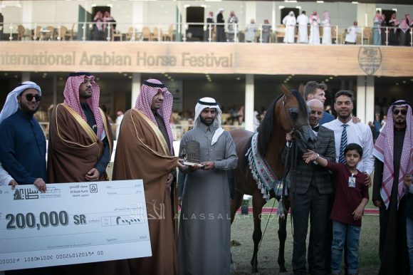  هيفاء اد ( كحيل الشقبx بريستيك) إسطبلات السكب – السعودية.
