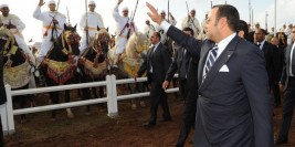 الملك محمد السادس يفتتح الدورة السادسة لمعرض الفرس بالجديدة في المغرب