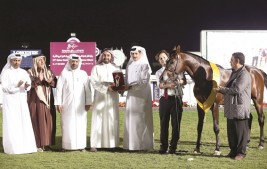 الشقب يسيطر على ختام بطولة قطر لجمال الخيل العربية