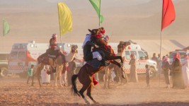 أهالي تبوك يحتفلون بالربيع في مهرجان “خيل وهيل”