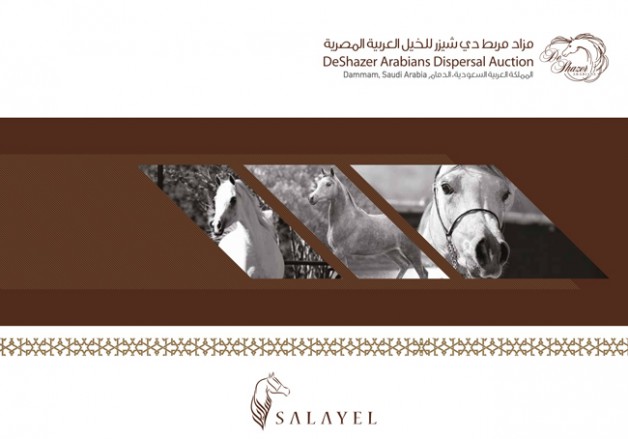 قائمة مزاد سلايل الاول الخاص بخيل مربط دي شيزير للخيل العربية المصرية