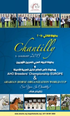 بطولة الجواد العربي للمربين الأوربيين – شانتي ٢٠١٥