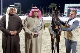 بنت الريح» لمربط عذبه تحقق الفضة في «دولية الكويت» ٢٠١٦ لجمال الخيل العربية