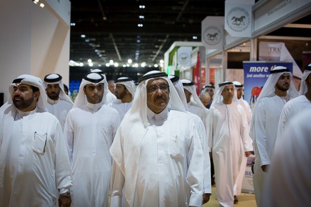 حمدان بن راشد يدشن بطولة دبي الدولية للجواد العربي ومعرض دبي للخيل