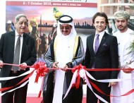 حشر آل مكتوم يفتتح معرض «الفارس» في ميدان