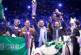 ملاك الخيل العربية بالمملكة يقيمون حفلاً إحتفاء بإنجاز ات مربط السيد في بطولة العالم