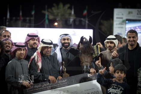 النتائج النهائية بالصور لبطولة الكويت الدولية السابعة 2018 لجمال الخيل العربية الأصيلة