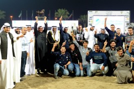 ذهبيتان وفضية وبرونزية لمربط الخشاب في بطولة الكويت الوطنية السابعة لجمال الخيل العربية