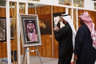 لوحة ثلاثية الأبعاد لخادم الحرمين وولي العهد تستوقف زوار معرض الأصالة والتراث