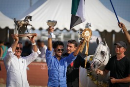 المخضرم «شنقهاي» لمربط عجمان يخطف الأضواء ويتوشح ذهب منتون 2019 للفحول