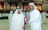 سلطان بن زايد يشهد إنطلاق بطولة جمال الخيول العربية بالختم
