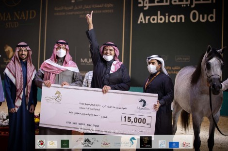 نتائج اليوم الثالث لبطولة المملكة لجمال الخيل العربية (كحيلة) 2021