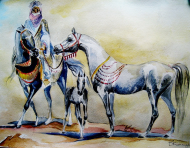 وصف الخيل عند العرب بألسنة النساء