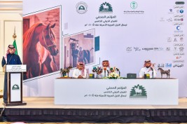 313 خيلا تشارك في بطولة مركز الملك عبدالعزيز الدولية الخامسة ومجموع الجوائز بلغ ٣ ملايين ريال