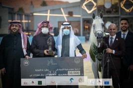 الوردة البيضاء “ايرا دي اكسكالبير” لمربط السيد تحقق فضية الأفراس في بطولة “عبيه ٢٠٢٢”