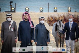 غزة الشقب تحقق برونزية المهرات عمر سنة في بطولة الخيول الجزيرية العربية ٢٠٢٢ ضمن مهرجان كتارا الدولي