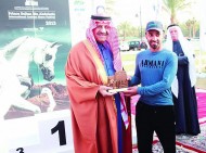 في انطلاق مهرجان الأمير سلطان العالمي للخيل العربية خالد بن سلطان يتوج «النعيمي» بذهبية سباق القدرة والتحمل