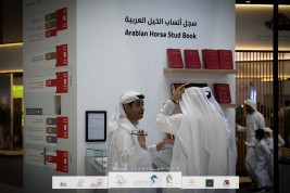 حضور مميز لجمعية الإمارات للخيول العربية في معرض الصيد والفروسية 2022