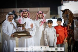 ذهبية وفضية لخيول مربط السيد في كأس أبطال الإنتاج السعودي 2022 