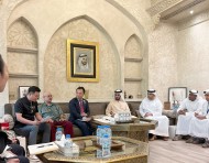 زايد بن حمد يستقبل وفد الجمعية الصينية للخيول العربية الأصيلة
